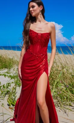 Amelia Couture Long Formal Dress 9055