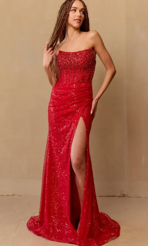 Amelia Couture Long Formal Dress ag0109