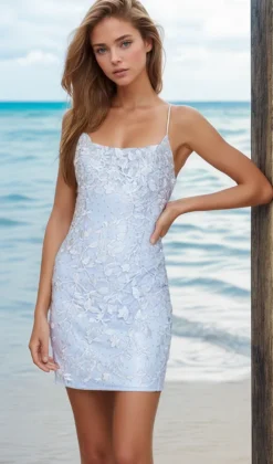 Amelia Couture Short Party Dress 7010s