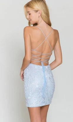 Amelia Couture Short Party Dress 7010s