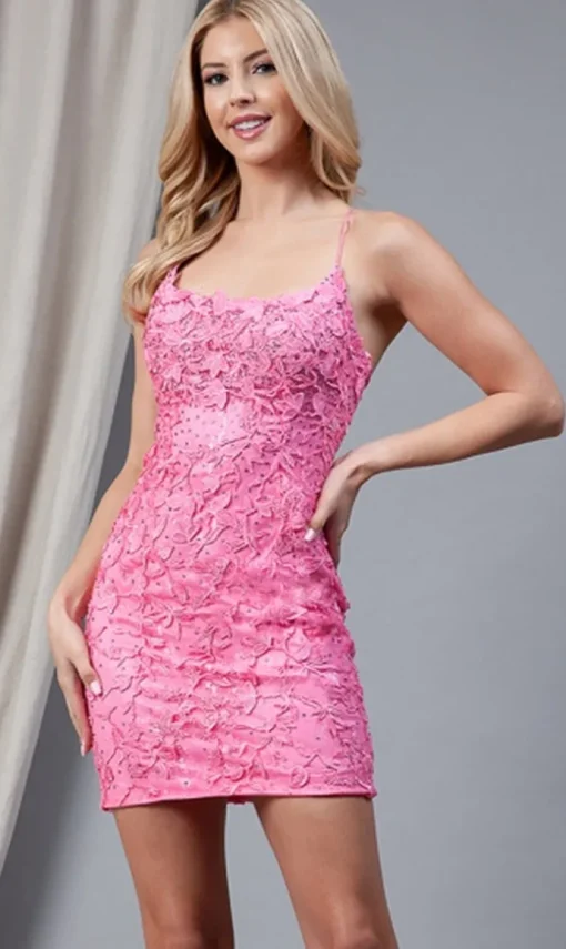 Amelia Couture Short Party Dress 7010s