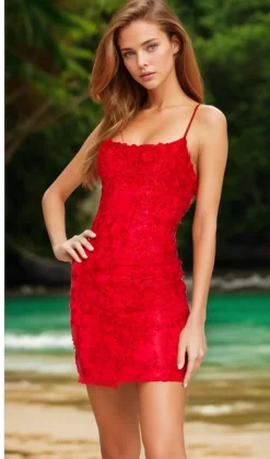 Amelia Couture Short Party Dress 7010s