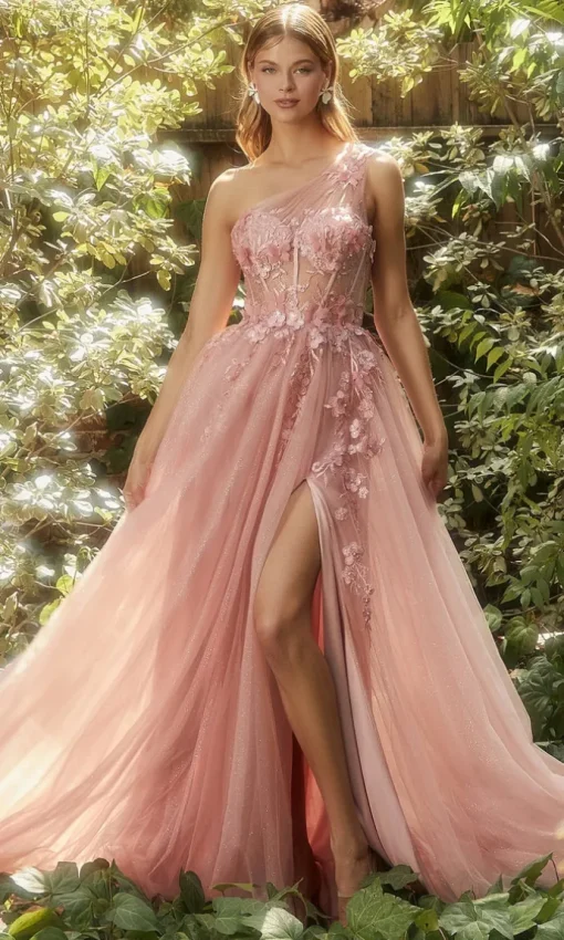 Andrea & Leo Long Formal Dress A1140