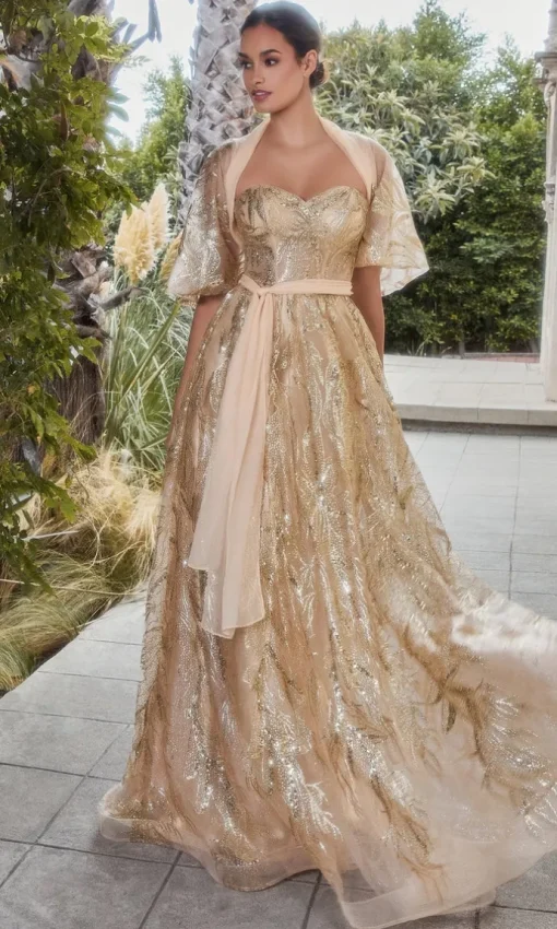 Andrea & Leo Long Formal Dress A1174