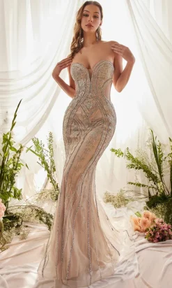 Andrea & Leo Long Formal Dress A1211