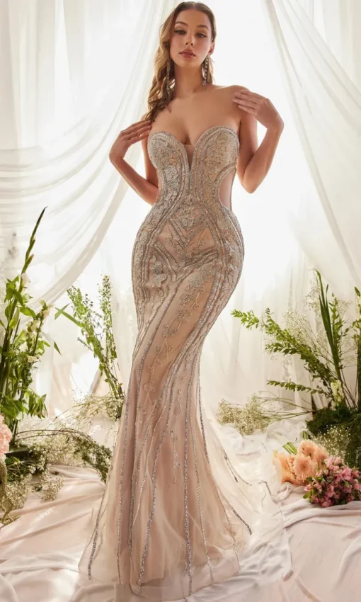 Andrea & Leo Long Formal Dress A1211