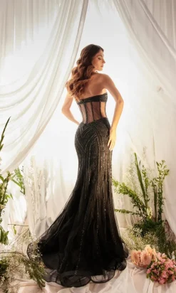 Andrea & Leo Long Formal Dress A1211
