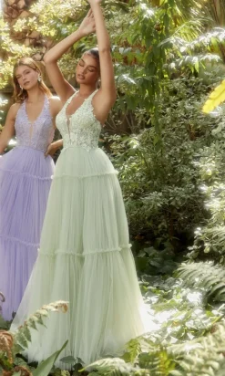 Andrea & Leo Long Formal Dress A1206