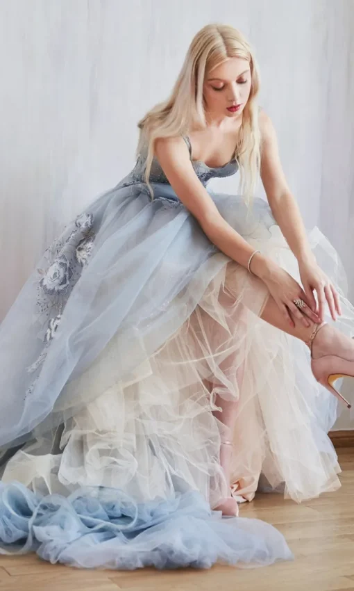 Andrea & Leo Long Formal Dress A0893