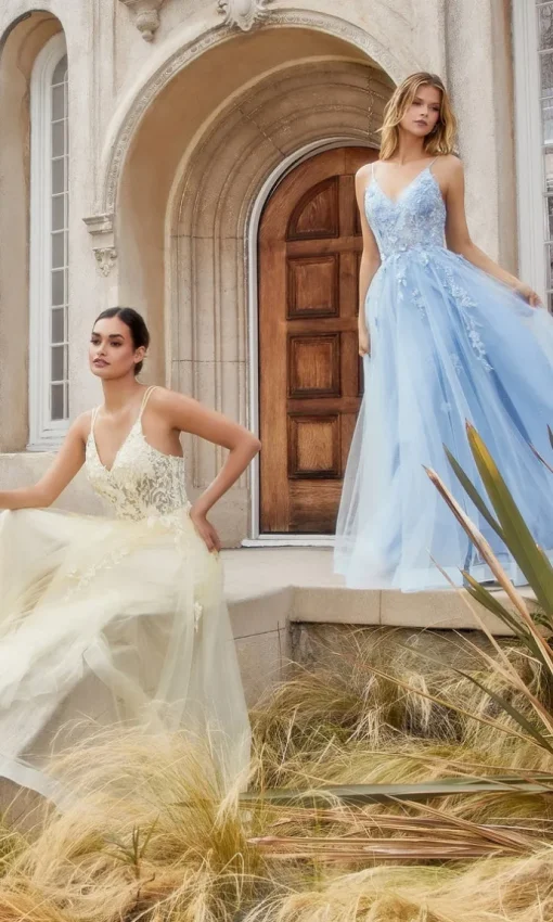 Andrea & Leo Long Formal Dress A1191