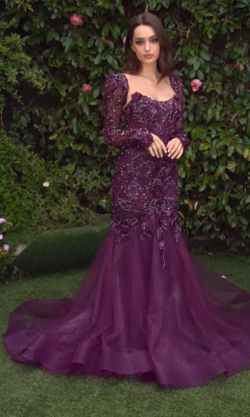 Andrea and Leo Long Formal Dress MA101