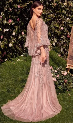 Andrea and Leo Long Formal Dress MA105