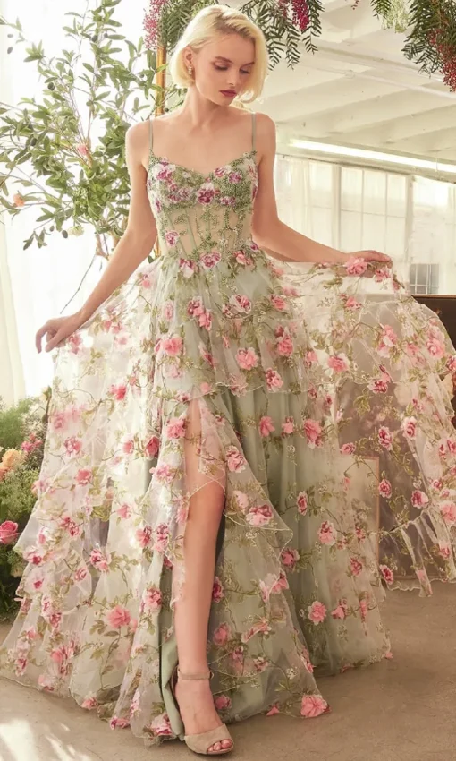 Andrea and Leo Long Formal Dress A1420