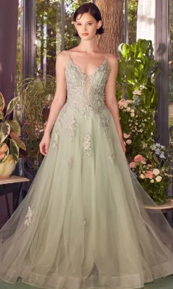 Andrea and Leo Long Formal Dress A1417