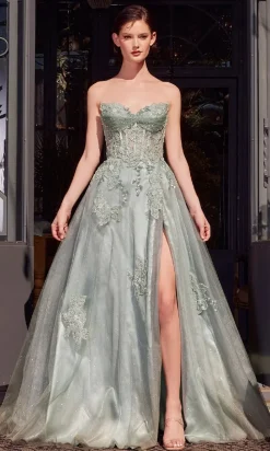 Andrea and Leo Long Formal Dress A1378