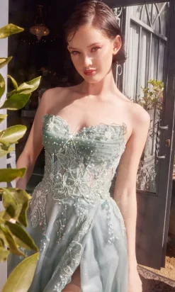 Andrea and Leo Long Formal Dress A1378