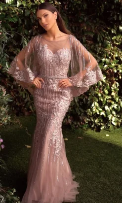 Andrea and Leo Long Formal Dress MA105