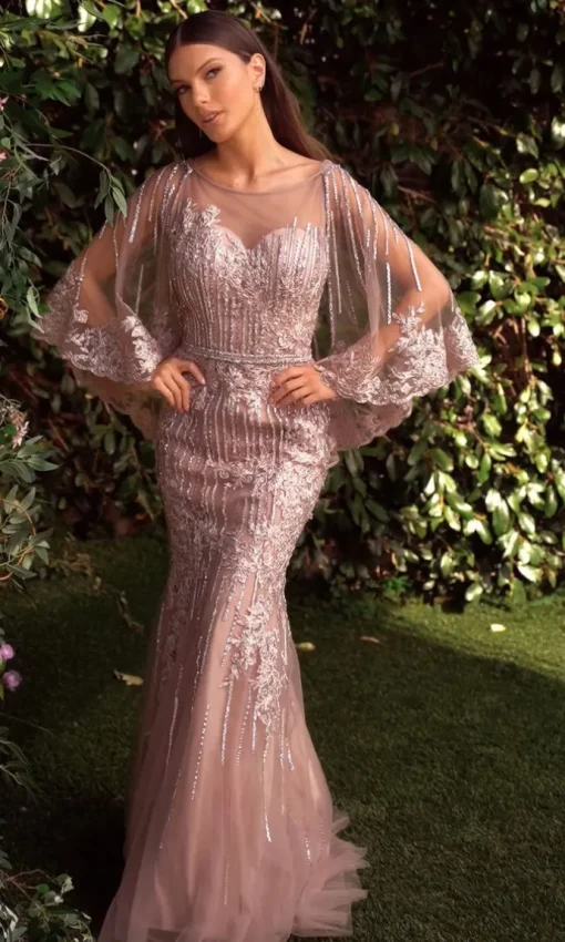 Andrea and Leo Long Formal Dress MA105