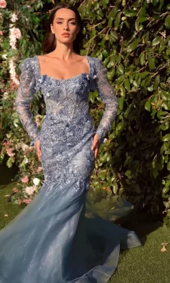Andrea and Leo Long Formal Dress MA101