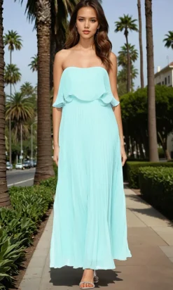 Betsy and Adam Long Formal Dress a27098