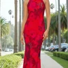 Betsy and Adam Long Formal Dress a26926