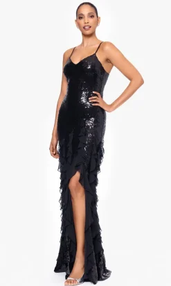 Betsy and Adam Long Formal Dress a26805