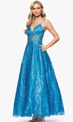 Blondie Nites Long Formal Dress 4534bn