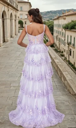 Chicas Long Formal Dress c2433