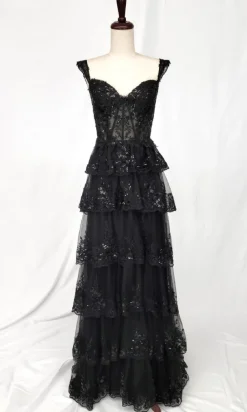 Chicas Long Formal Dress c2433