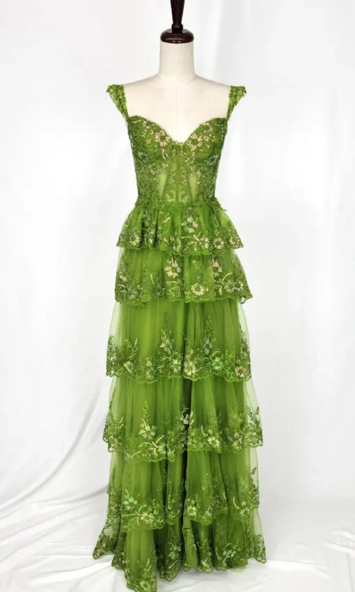 Chicas Long Formal Dress c2433
