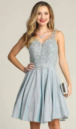 Chicas Short Party Dress j009