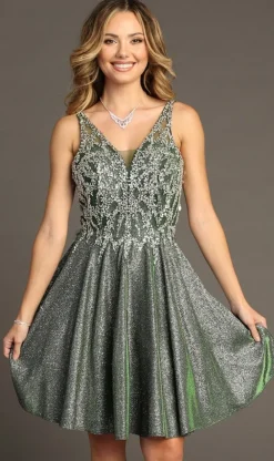 Chicas Short Party Dress j009
