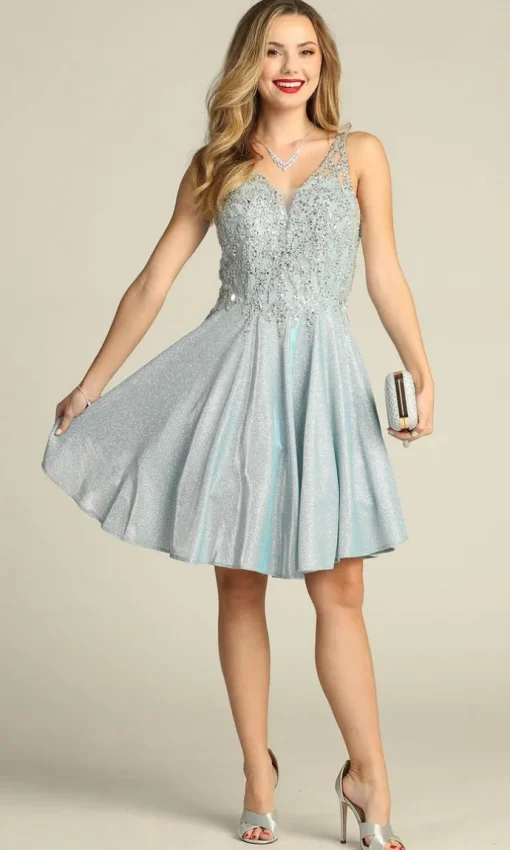 Chicas Short Party Dress j009