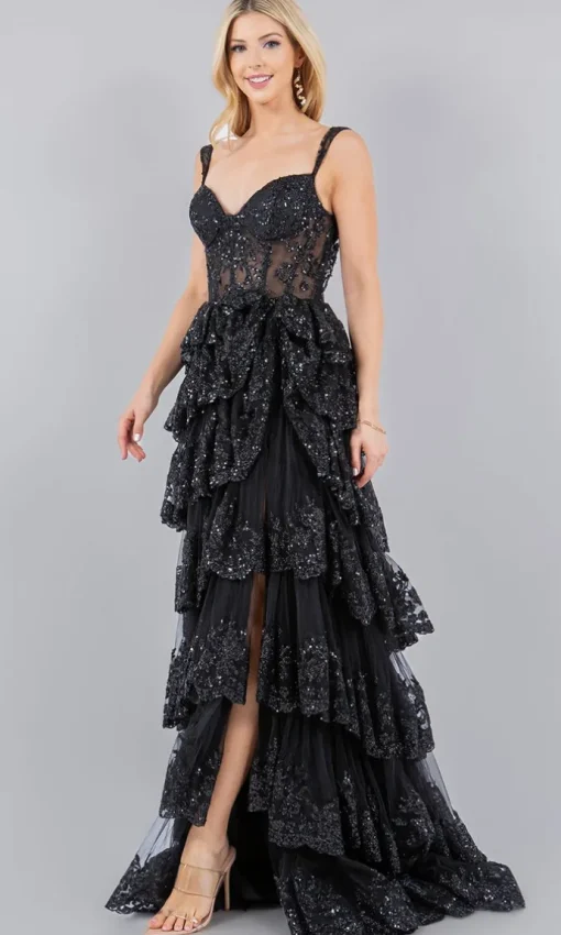 Cinderella Couture Long Formal Dress 8093j