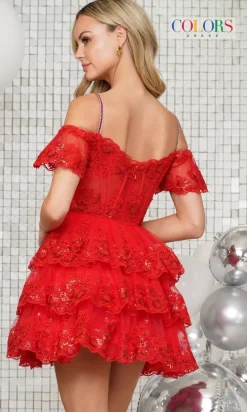 Colors Dress Short Party Dress 3347