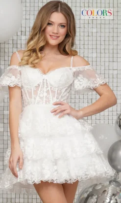 Colors Dress Short Party Dress 3347