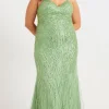 Faviana Long Plus-Size Formal Dress 9572