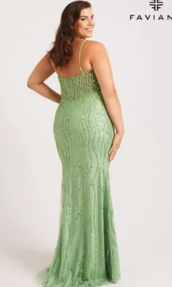 Faviana Long Plus-Size Formal Dress 9572