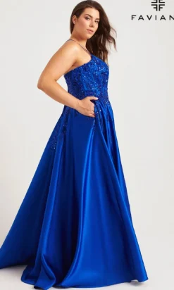 Faviana Long Plus-Size Formal Dress 9575