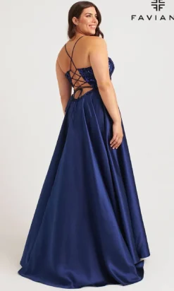 Faviana Long Plus-Size Formal Dress 9578