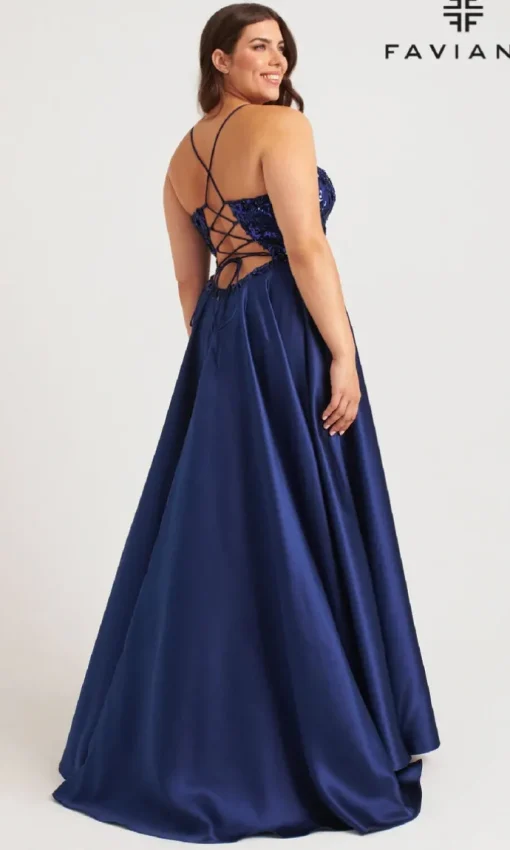 Faviana Long Plus-Size Formal Dress 9578