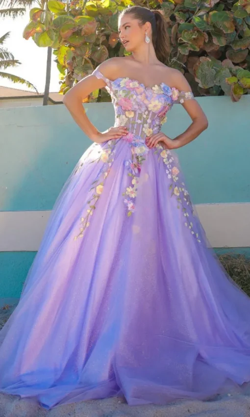 Formal Long Dress 6124 By Amelia Couture