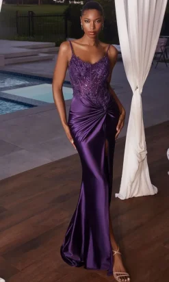 Formal Long Dress CD0176 By Ladivine