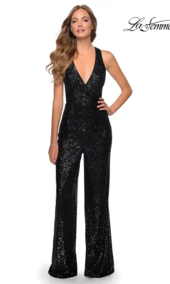 La Femme 28719 Formal Jumpsuit
