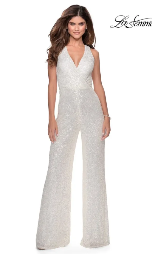 La Femme 28719 Formal Jumpsuit