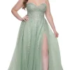 La Femme 31570 Plus-Size Formal Prom Dress