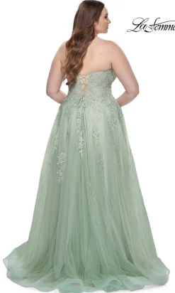 La Femme 31570 Plus-Size Formal Prom Dress