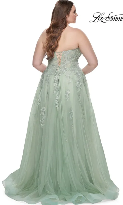 La Femme 31570 Plus-Size Formal Prom Dress
