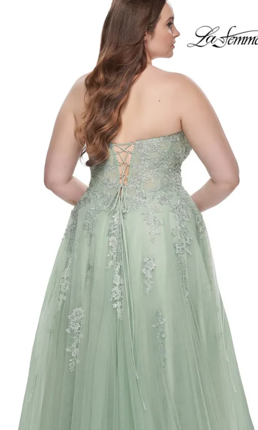 La Femme 31570 Plus-Size Formal Prom Dress