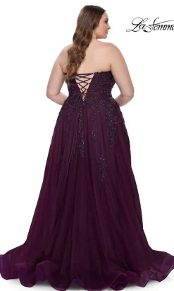La Femme 31570 Plus-Size Formal Prom Dress